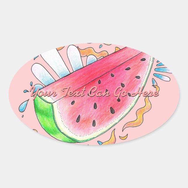 Wild Watermelon Stickers (Front)