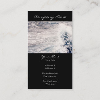 Wild Waves Photo Business Card