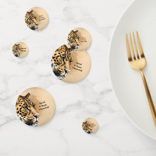 Wild Wedding Invitation Inspired by Nature Confetti