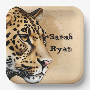 Wild Wedding Invitation Inspired by Nature Paper Plate