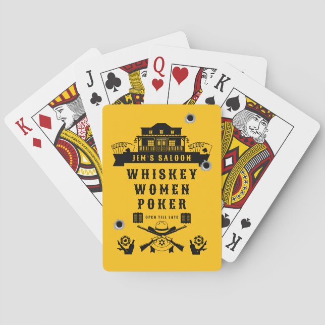 Wild West Americana Poker Playing Cards (Back)