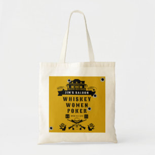 Wild West Americana Poker Tote Bag