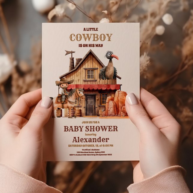 Wild West Baby Shower  Invitation (Creator Uploaded)