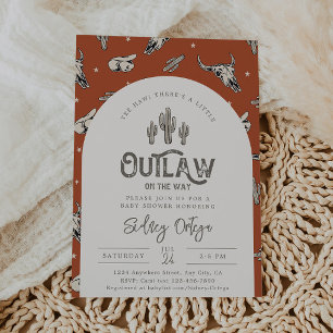 Wild West Baby Shower Invitations   Cowboy Baby