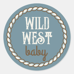 Wild West Baby Sticker