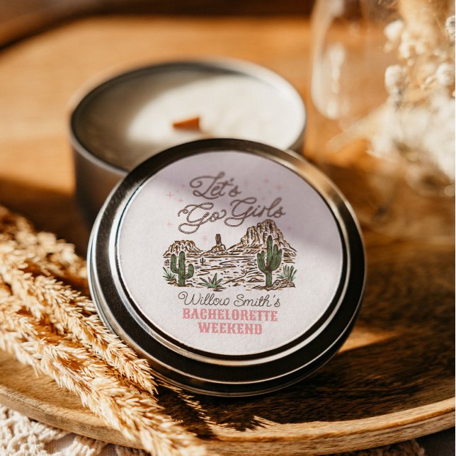 Wild West Bachelorette Let's Go Girls Stickers (Creator Uploaded)