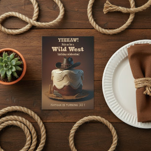 Wild West Birthday Invitation