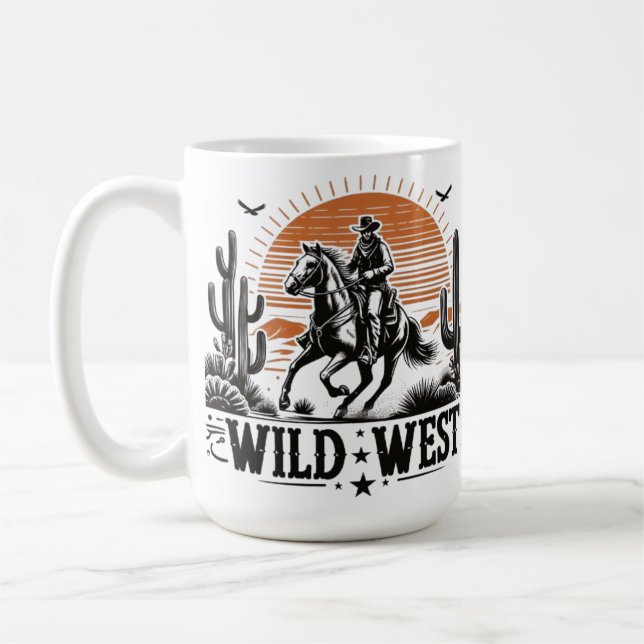 Wild_West_Cowboy_Adventure_mug2 Coffee Mug (Left)