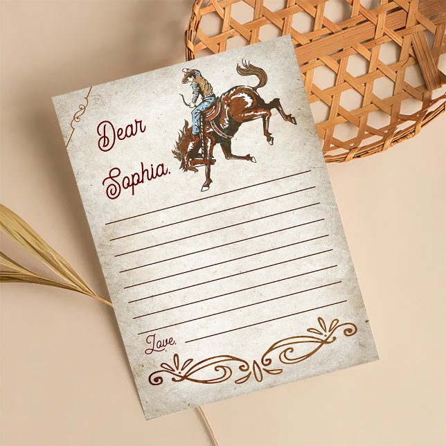 Wild West Cowboy Birthday Party Thank You Card (Creator Uploaded)