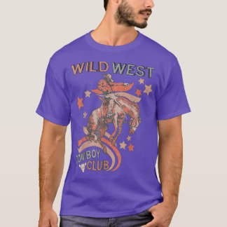 Wild West Cowboy Club Rodeo Cowgirl Country Southe T-Shirt