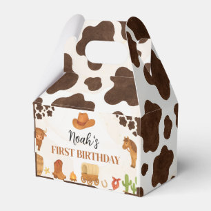 Wild West Cowboy Country Western Birthday Favour Box