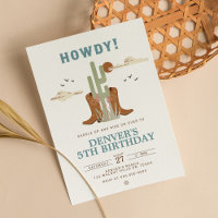Wild West Cowboy Country Western Birthday Party