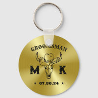 Wild West Cowboy Personalised Monogram Groomsmen
