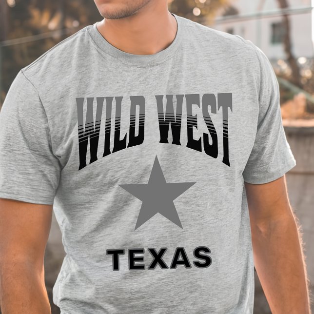 Wild West Cowboy Texas T-Shirt Tri-Blend Shirt (Creator Uploaded)