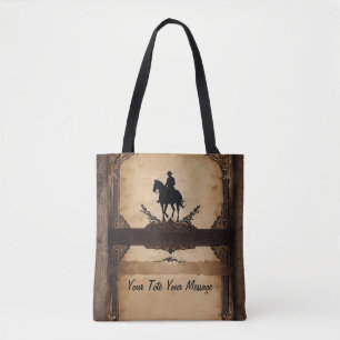Wild west Cowboy  Tote Bag