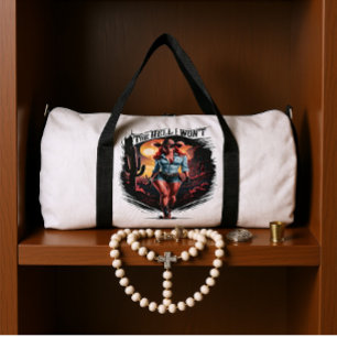 Wild West Queen: The Cowgirls Charm Duffle Bag