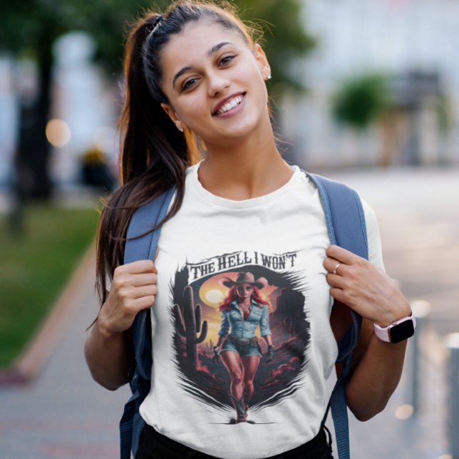 Wild West Queen: The Cowgirls Charm T-Shirt (Creator Uploaded)