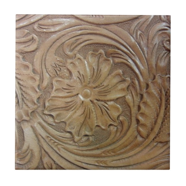 Wild West Rose Tile (Front)