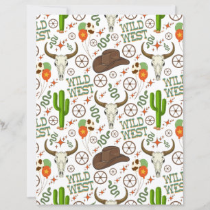 Wild West Scrapbook Paper
