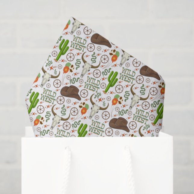 Wild West Tissue Paper (Gift Bag)