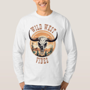 Wild West Vibes Cow Skull T-Shirt