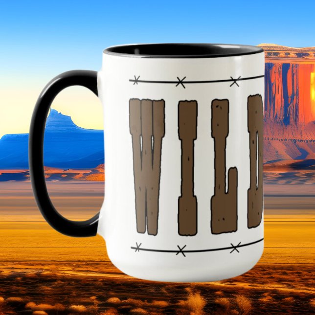 Wild West word art coffee mug (Creator Uploaded)