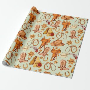 Wild West Wrapping Paper