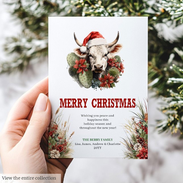 Wild West Yuletide Holiday Greeting Card (Wild West Yuletide Holiday Greeting Card)