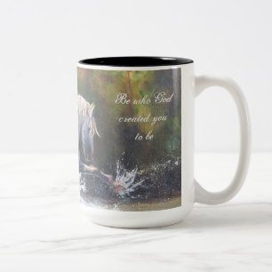 Wild White Stallion Coffee Mug