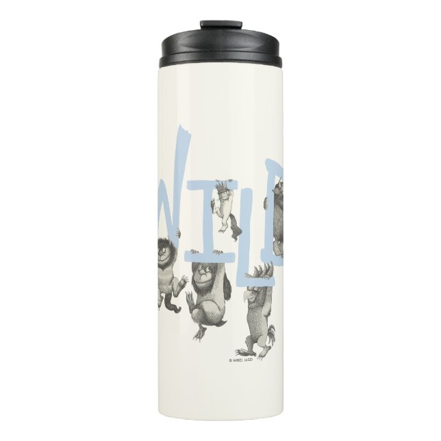 WILD | Wild Things and Max - Blue Thermal Tumbler (Front)