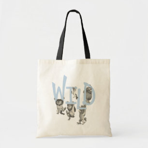 WILD Wild Things and Max - Blue Tote Bag