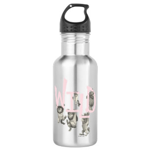 WILD   Wild Things and Max - Pink 532 Ml Water Bottle