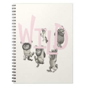 WILD   Wild Things and Max - Pink Notebook