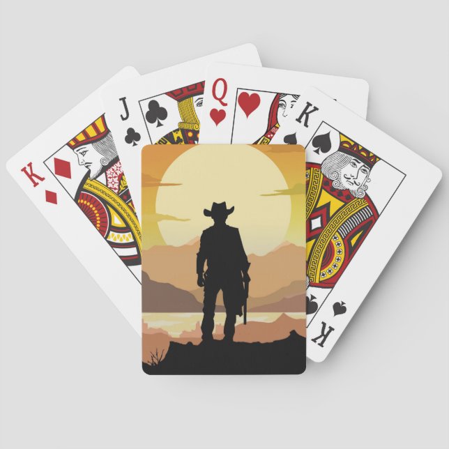 Wild Wild West Playing Cards (Back)