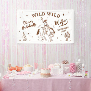 Wild Wild Wife Western Bachelorette Party Banner