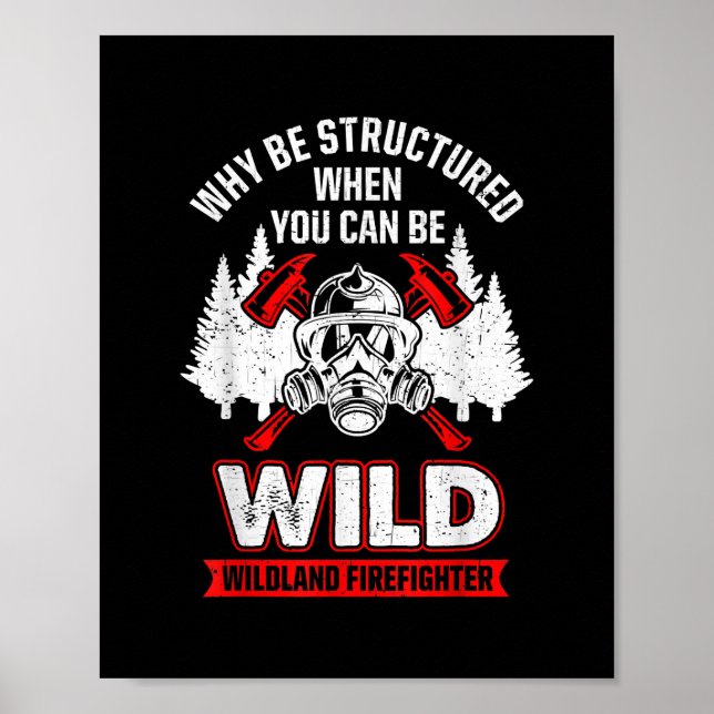 Wild Wildland Firefighter  Poster (Front)