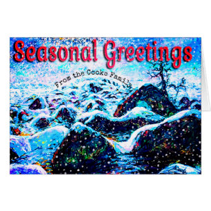 Wild Winter Wonderland & Snow Seasonal Greetings