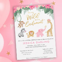 Wild with Excitement VIRTUAL baby shower