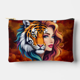 Wild Within – Tiger Spirit Goddess. Accessory Pouch