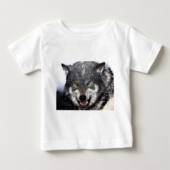 Wild Wolf Baby T-Shirt (Front)