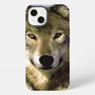 Wild Wolf Eyes iPhone Case