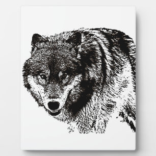 Wild Wolf Plaque