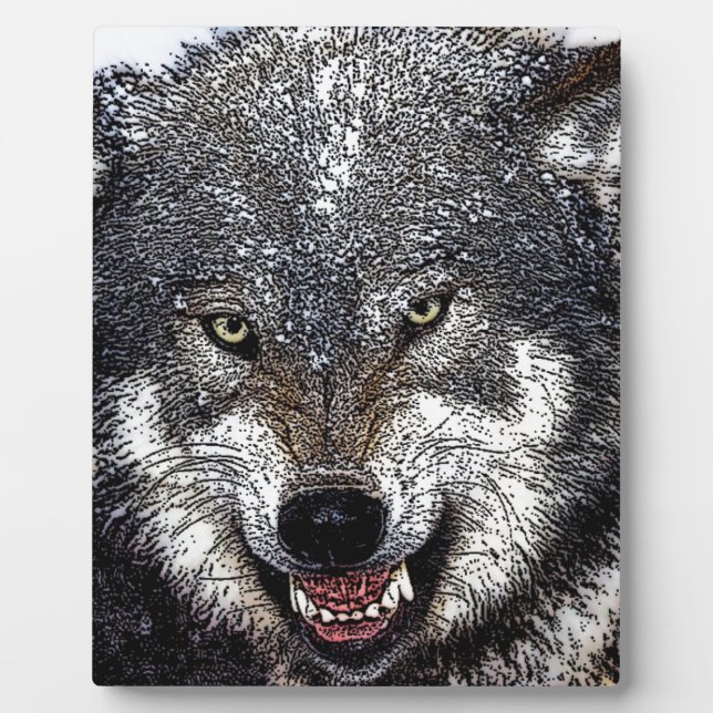 Wild Wolf Plaque (Front)
