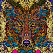 Wild Wolf Playing Cards