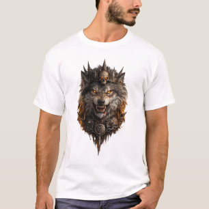 Wild Wolf Power T-Shirt – Strong Animal Design