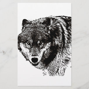 Wild Wolf Stationery