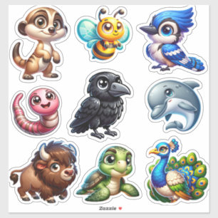 Wild Wonders - 3D Wildlife Sticker Collection