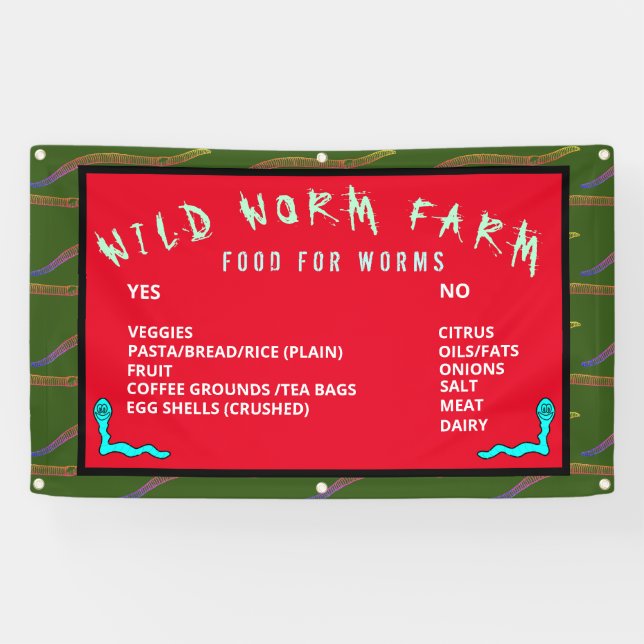 WILD WORM FARM FEEDING INSTRUCTION BANNER (Horizontal)