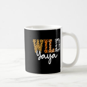 Wild Yaya Animal Pattern Mother Earth Day Coffee Mug