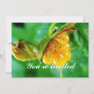 wild yellow berry invitation